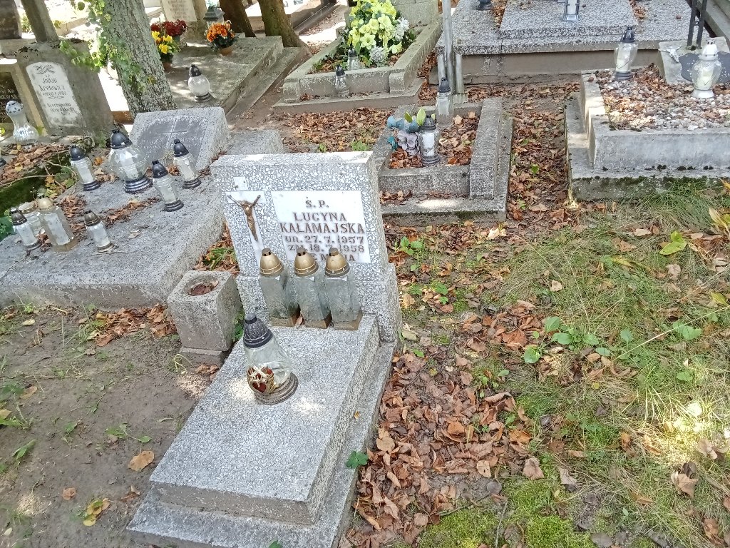 Grób Lucyna Kałamajska