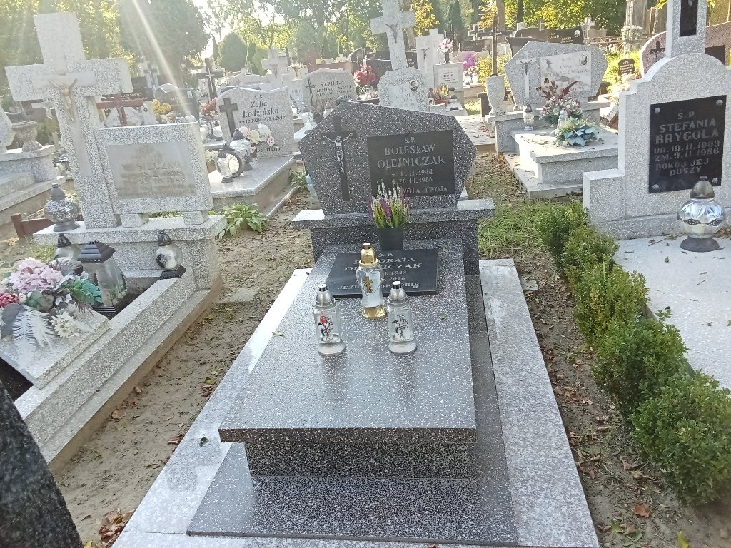Grób Honorata Olejniczak